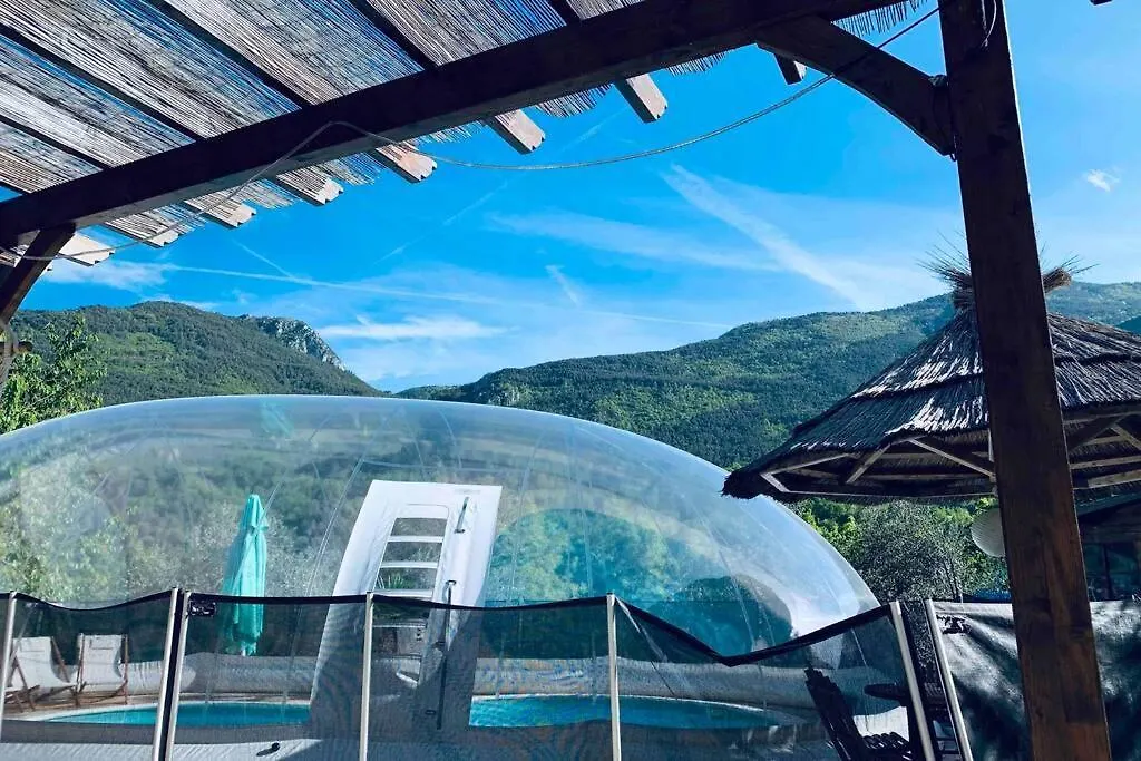 2P Au Coeur Des Montagnes Avec Piscine Chauffee Apartment Puget-Theniers France
